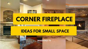 By adding the exposed shelving, you can create a beautiful collage of photos, plants and holiday décor all year long. 45 Best Corner Fireplace Ideas For Small Space 2018 Youtube