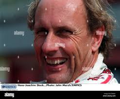 Hans stuck his racing car hi-res stock photography and images