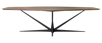 Buy Agave Walnut And Blackened Steel Table By Atra By Atra Designer Furniture From Dering Hall S Collection Steel Table Unique Furniture Pieces Dining Table