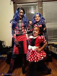 Descendants mal costume | tumblr. Descendants Evie Mal And Minie Mouse Costume Coolest Halloween Costumes