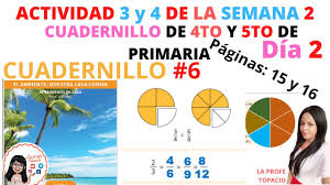 Maybe you would like to learn more about one of these? Semana 2 Dia 2 De 4to Y 5to Del Cuadernillo 6 Paginas 15 Y 16 Youtube