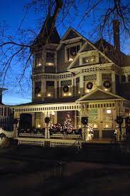 Maybe you would like to learn more about one of these? Pretty Outdoor Christmas Decor Victorian Homes House Museum Old Houses