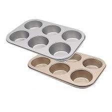 2piece Plataplus 6 Cup Muffin Pan Nonstick Cupcake Baking Mold You Can Get More Details By Clicking On The Image Note It Is Baking Molds Muffin Pan Muffin