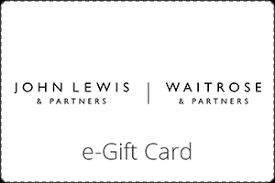 The john lewis partnership gift card can be redeemed in john lewis or waitrose shops and online at johnlewis.com or waitrose.com as part or full payment for goods (exclusions apply). John Lewis E Gift Cards Digital Gift Cards E Vouchers