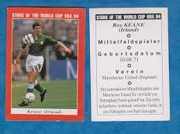 Eight years before saipan, roy keane was at his first world cup. Republic Of Ireland Roy Keane Manchester United 1994