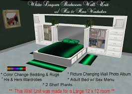 Affordable prices, free shipping, and nationwide delivery available. Second Life Marketplace White Laquer Bedroom Wall Unit