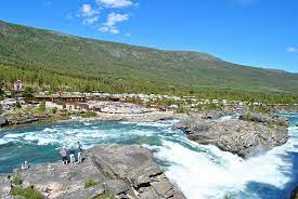 Hytter og camping bu i lavo, telt, hytte eller på ei gamal seter. Waterfall Picture Of Donfoss Camping Skjak Tripadvisor
