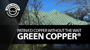 Streaked copper® can be used in exterior or interior applications. Copper Colored Metal Roofing Without The Cost Or Wait Painted Metal That Looks Like Green Copper Youtube