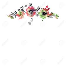 Bilik deco rumah flat ppr; Cute Watercolor Hand Painted Flower Frame Floral Background Stock Photo Picture And Royalty Free Image Image 69844098