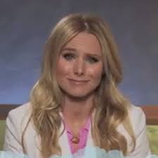 Laughing Then Crying Kristen Bell Reaction Gifs