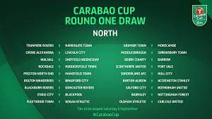 Manchester city and tottenham will each be given 2,000 tickets for the carabao cup final and supporters will need to provide proof of a. Carabao Cup On Twitter Your Confirmed Fixtures For Round One Of The Carabaocup