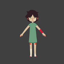 Rose Moth Rotating Tegan For My Tutorial On Youtube If You Want To Know How I Did This Watch It Here Character Design Low Poly Character Low Poly Art