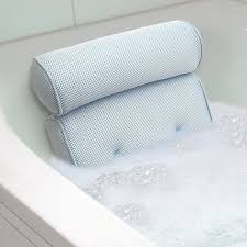 Comfilife lumbar support back pillow office chair & car a healthy posture is a must in today's world and those who suffer from spondylitis and lumbosacral lower back pain can use this. A Pillow For People Who Like To Spend A Loooooooooong Time Soaking In The Tub After A Hard Day Bath Pillows Best Bath Bath Spa