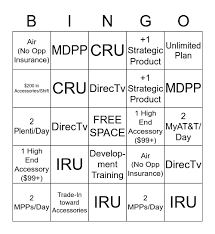 Sma research, 2020 insurance strategies and. At T Bingo Card