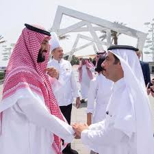 زيارة ولي العهد السعودي صاحب السمو الملكي الامير محمد بن سلمان بن عبدالعزيز آل سعود لمطعم
