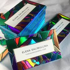 If you are a part of the ai industry, you need a bold, minimalist, and modern business card that makes a strong presence. Holographic Business Card Brands Awesome