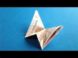 Die buchseiten habe ich in geldscheingröße zugeschnitten und kann sie genau so falten, wie einen normalen geldschein. Boot Falten Shefalitayal