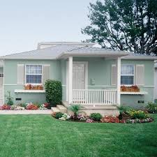 This farmhouse neutral paint color is one of my favorite shades! Behr Marquee 1 Gal S430 4 Green Meets Blue Flat Exterior Paint Primer 445401 The Home Depot