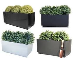 Its modular design allows you to place it on a tabletop, window sill, fireplace mantle and many other. Zinc Galvanised Garden Trough Planter Flower Pot Silver Grey Black Plant Bed Ebay