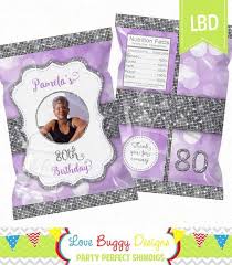 Chip Bag Birthday Nutrition Facts Label Template Pin On Birthday Chip Bags Treat Bags Candy Bags