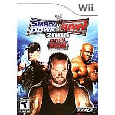 Wwe Smackdown Vs Raw 2008 Nintendo Wii Game Wwe Game Wii Games Ps2 Games