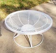 This coffee table will make a lovely relaxing environment where you can catch up with friends or family over coffee or wine. Vintage Metal Outdoor Coffee Tables Instaimage