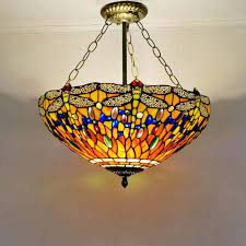 Handmade tiffany style lamp semi flush 16 wide stained glass white mahogany antique vintage light decor living dining room kitchen. Luxury American Country Colorful Glass Tiffany Led Chandelier Lamp Antique Colorful Hanging Light Fixture Buy Tiffany Colored Glass Chandelier Antique Tiffany Chandeliers Glass Lampshade Pendent Light Ceiling Hanging Lighting Tiffany Style Pendent