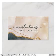 Black And Gold Business Card Background Signature Script Watercolor Pink Black Gold Marble Business Card Zazzle Com Black And Gold Marble Watercolor Business Cards Makeup Artist Business Cards