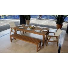 Check spelling or type a new query. Teak Bench Setting Teak Outdoor Furniture