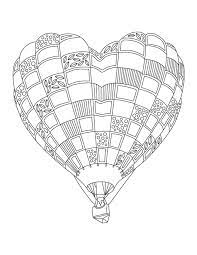 Find over 100+ of the best free hot air balloon images. Heart Hot Air Balloon Bullet Journal With Floral Margins For Adult Coloring Grunduls Design Anna Amazon De Bucher