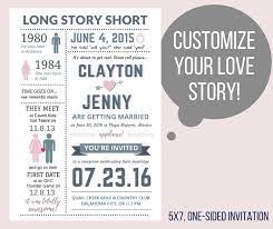 Printable Wedding Invitation Our Love Story Custom Etsy Printable Wedding Invitations Wedding Reception Invitations Wedding Invitations