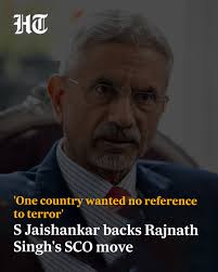 External Affairs Minister S Jaishankar supported Defence Minister Rajnath  Singh's refusal to sign the Shanghai Cooperation Organisation (SCO) joint  statement. Read:  https://www.hindustantimes.com/india-news/s-jaishankar-rajnath-singh-refusal-to-sign  ...