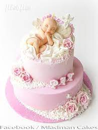 Sleeping Baby Girl Cake Cake By Mladman Bolos Para Cha De Bebe Bolo De Bebe Bolos Decorados