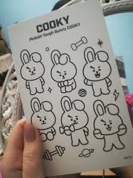 Christmas party activity, christmas gift. Bt21 Cooky Sheet Mask Experience Army S Amino