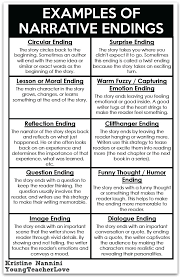 writing narrative endings teaching writing narrative