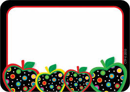 Dots On Black Apples Name Tags Name Tag Templates Name Tags Tag Template