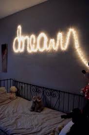 how to create rope light word wall art ide dekorasi rumah ide kamar tidur ide dekorasi kamar