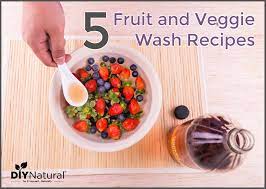 Lay out your produce on a towel and spray it thoroughly with your produce wash. Vegetable Wash 5 Natural Fruit And Vegetable Wash Recipes
