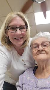 Hi all! I just wanted to introduce myself and share a photo I took of me  and my mom. I turned 69 last month and she's gonna be 90