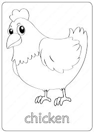 March 16, 2021 july 15, 2020 by coloring. Free Printable Cute Chicken Coloring Pages
