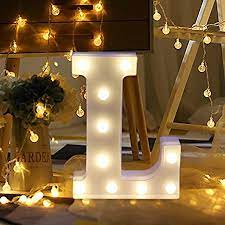 All you need is some cardboard and fairy lights for your perfect but the project kept sneaking up on me in my mind during the holidays. Amazon Com Amiley Light Up Letters Diy Led Decorative A Z Marquee Alphabet Letter Lights Sign Party Wedding Anniversary Decoration Wall Decor Light L Arts Crafts Sewing