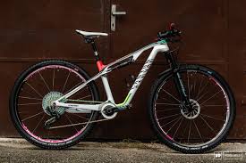 Check out the video with three liv world champions. Bike Check Pauline Ferrand Prevot S Custom Rainbow Stripes Canyon Lux Pinkbike
