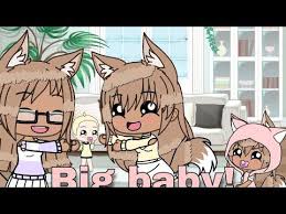 Big Baby Glmm Angel Bunneh Gacha Life Youtube In 2021 How Big Is Baby Baby Life