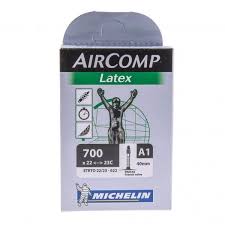 The latex stretches and deforms around the body which is trying to penetrate the tube instead of, like the stiffer butyl, trying to resist the body and shortly after, being punctured through with a big blow. Michelin A1 Aircomp Latex Inner Tube 700x22 23c Valve 40 Mm Probikeshop