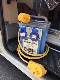 Earlier you slipped the transformer rings over. Convert European Motorhome Rv From 220v To 110v With Site Transformer