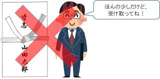 贈答 寸志と松の葉