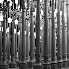 Urban Lights By Chris Burden At Lacma Los Angeles County Museum Of Art Landscape Wallpaper Lacma Los Angeles Light Art
