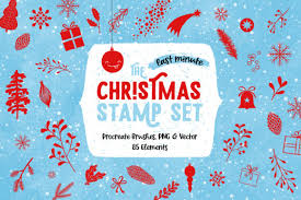 Download The Last Minute Christmas Stamp Set Graphic Free Download Freedownloadae SVG Cut Files