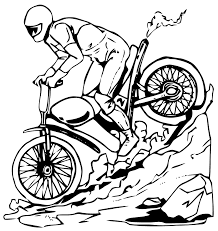 Coloriage motocyclette les beaux dessins de transport a. Dessins Gratuits A Colorier Coloriage Motos A Imprimer