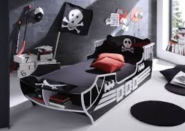 Pirat Kinderbett 90 X 200 Cm Schwarz Weiss Kinderbett Kinder Bett Betten Fur Kinder